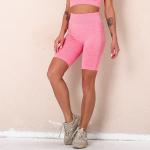Hip-lifting fitness pants women tight stretch hip yoga five shorts high waist