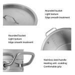 Factory Direct Sale Kitchen Cooking Pots Cookware 304 Stainless Steel Soup
