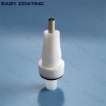Electrostatic manual and automatic powder gun round nozzles set complete PTFE