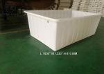 1100kg Commercial Poly Box Truck , Portable Plastic Box Truck Cart With Wheels