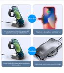 White Multifunction Wireless Charger with 1 Year Input 5V/2A