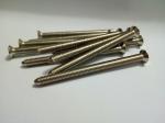 Countersunk phillips machine screws pointed tail special screws nickel finish 12