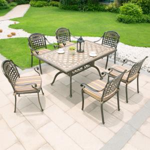Quality Outdoor Garden Balcony Table Sets Cast Aluminum Camping Picnic Dining Table wholesale