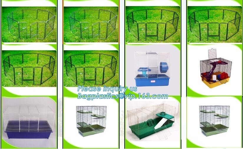 Pet Cages, Carriers & Houses foldable double door large dog kennel house, portable strong dog cage fold able stainless s