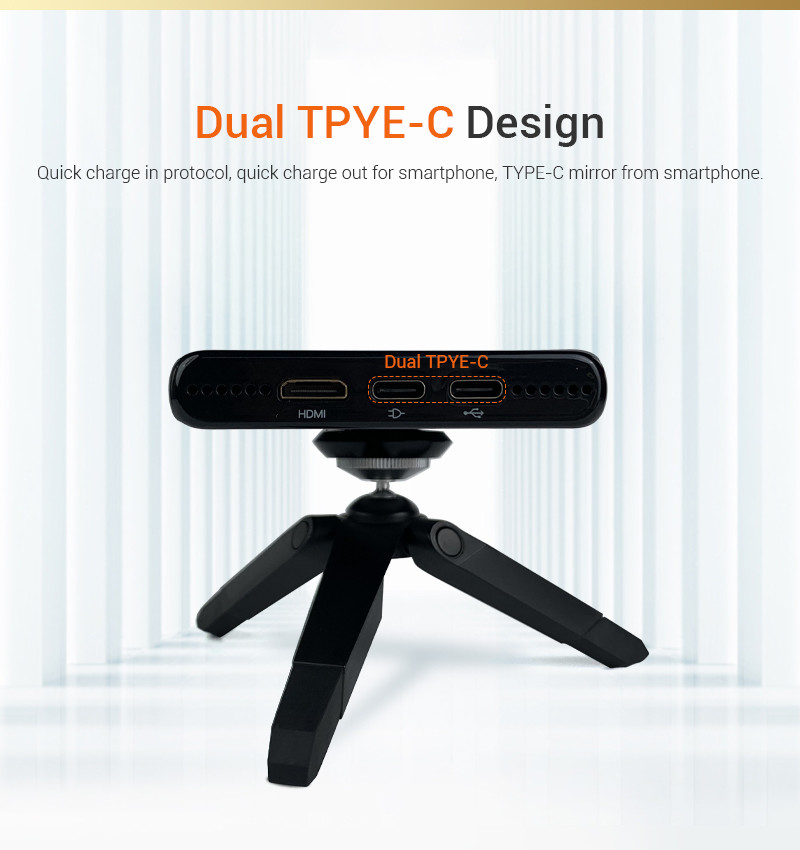 DLP Led Portable Short Throw Projector Video Mini 3D 4K For Theater