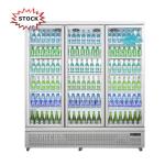 Vertical Refrigeration Equipment Beverage Sprite Freshness Cooler Showcase