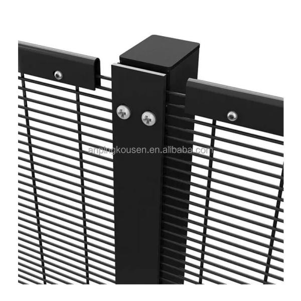 Anti Climb 358 Security Pvc Coated Galvanized Steel Fence with Low Carbon Steel