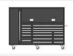 Steel Tool Trolley Suppliers Rolling Garage Cabinets for Heavy Duty Tool Storage