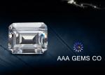 Supper White Emerald Cut Moissanite 4 Carat Middle Size 5mm x 7 Mm