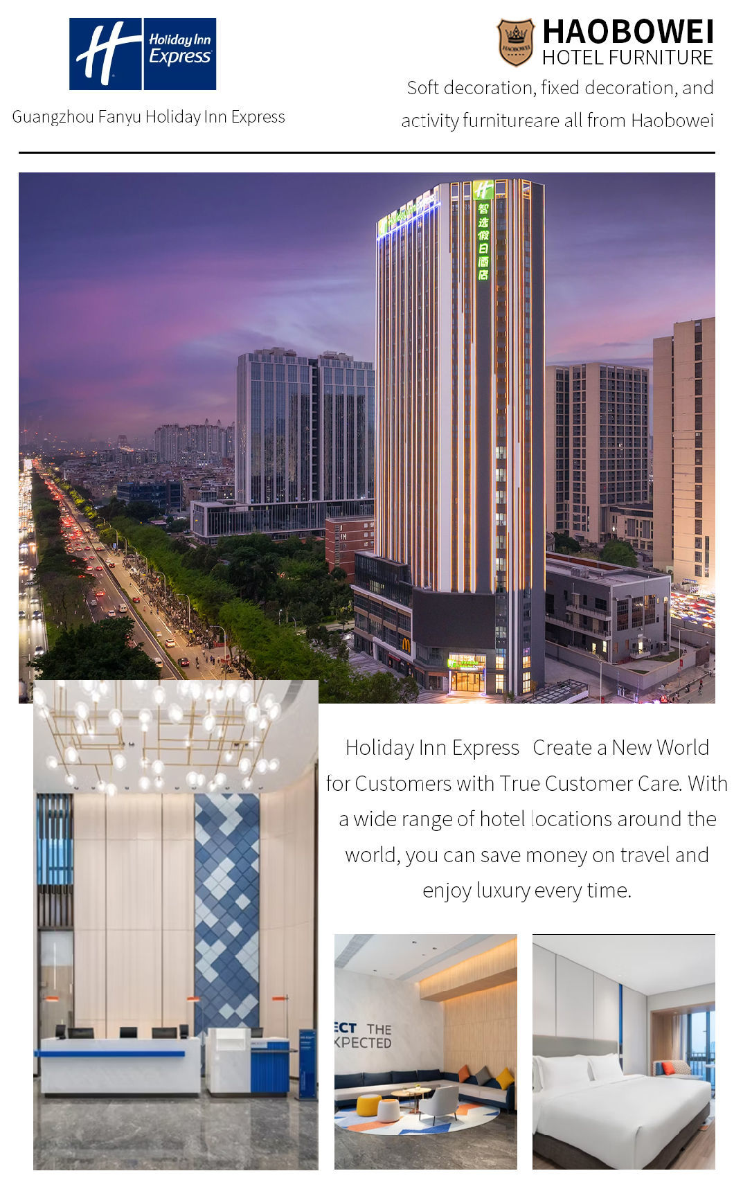 Modern Luxury Resort Hotel Furniture Foshan China King Size Custom Bedroom