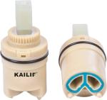 25mm Shower Mixer Taps Valve Side Outlet Ceramic Cartridge With Foot