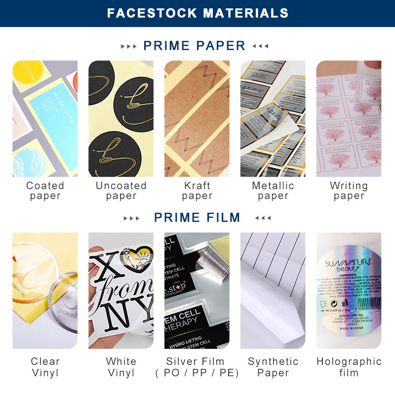 44mm Custom Plastic Product Sticker Printing Labels On Sticker Paper ISO9001