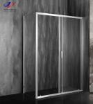 6mm Tempered Safety Glass in Chromed Aluminium Frame Glass Shower Enclosures