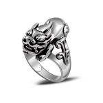 Men's Vintage Old Sterling Silver Ring (R121407)