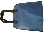 DAI - ICHI MADAM 90g brozen lamination black webbing handy non woven carry bag
