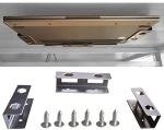 Under Desk Laptop Holder Aluminum Mount Bracket for Carbon Steel Laptop