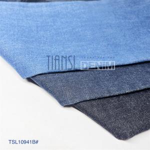 Quality Slub Twill Stretch Denim Jeans Fabric Material 7.9 Oz Light Weight wholesale