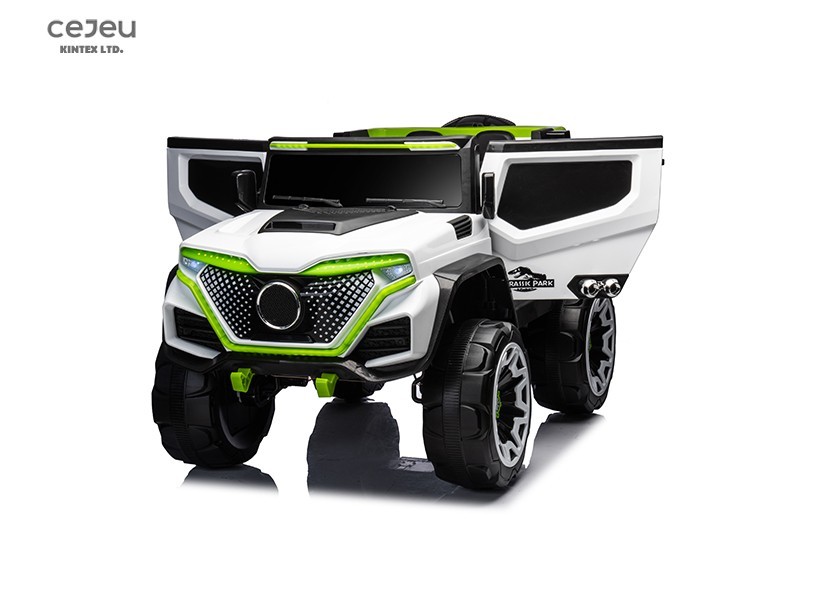 12V Kids Ride On Car Electric Truck Motorized Vehicles Child Two-seat Four-wheel Electric Car 45W/Remote Control Battery