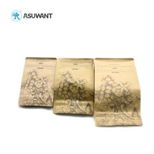 Quality Brown Gravure Printing VMPET Kraft Stand Up Pouch wholesale