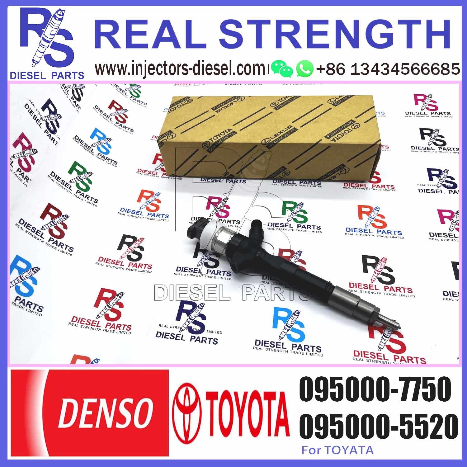 Fuel injector 23670-30300 095000-7760 095000-7761 095000-7751 095000-7750 for diesel engine spare parts