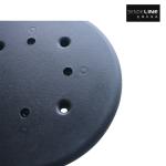 Roundness Diameter 335mm,30mm Thick Design Black PU Seat Cushion Pad Bar Stool