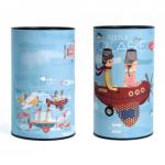 157g 165mm Height Gift Tube Packaging For Puzzle