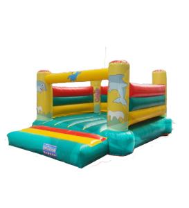 Quality Small Size Inflatable Dolphin Bouncy Castle For Childrens wholesale