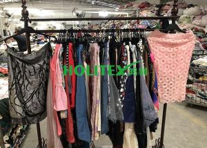 Quality Colorful Womens Second Hand Skirts / Korean Style Used Ladies Cotton Skirts wholesale