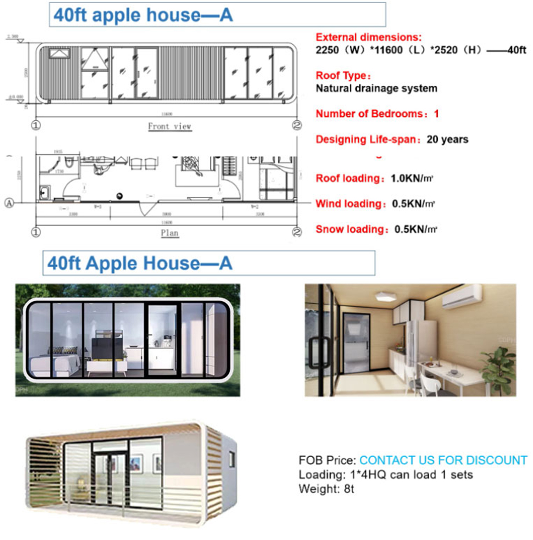 End Mobile Hangfa Apple Warehouse Contemporary Design Style Soundproof Luxury Cabin