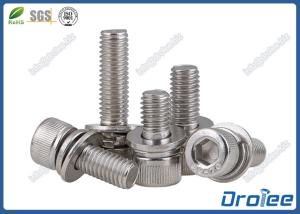 Quality A2 Stainless Steel DIN 912 Socket Cap SEMS Screw with Double Washers wholesale