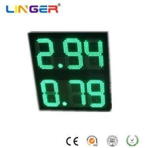 Quality 10 Inch Digits 8.88 Format Led Gas Price Sign , Led Price Sign For Gas Station wholesale