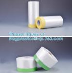 Outdoor Paper Masking Film, Rice Paper Taped Masking Film, Auto Used Pre-Taped