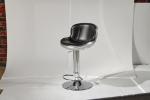 Aluminium Black Counter Height Stools / Chairs , Counter Height Swivel Stools