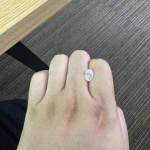 Quality 2.09ct Affordable Lab Grown Diamonds VS1 Clarity E Color Oval Shape wholesale