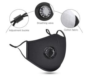 Quality Black Reusable N95 Respirator Mask Personal Protective Surgical Dust Mask wholesale