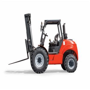 Quality Diesel Engine Rough Terrain Forklift / Four Wheel Drive Forklift 1070mm Fork Length wholesale