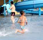 Colorful Carp Spray Park Equipment For Children / Kids in Water Park Fiberglass