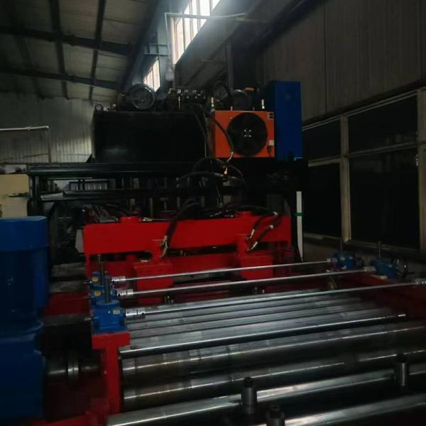 Hydraulic Cylinder Cutting Type Cable Tray Manufacturing Machine For Smooth And