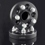 20mm All Black Forged Billet Aluminum Hub Centric Wheel Spacer 12.9 Grade Stud