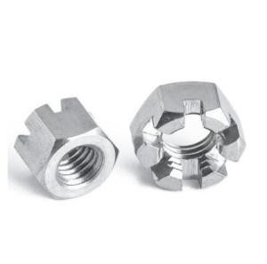 Quality Automotive Industry Hex Castle Slotted Nuts with 304 Stainless Plating wholesale