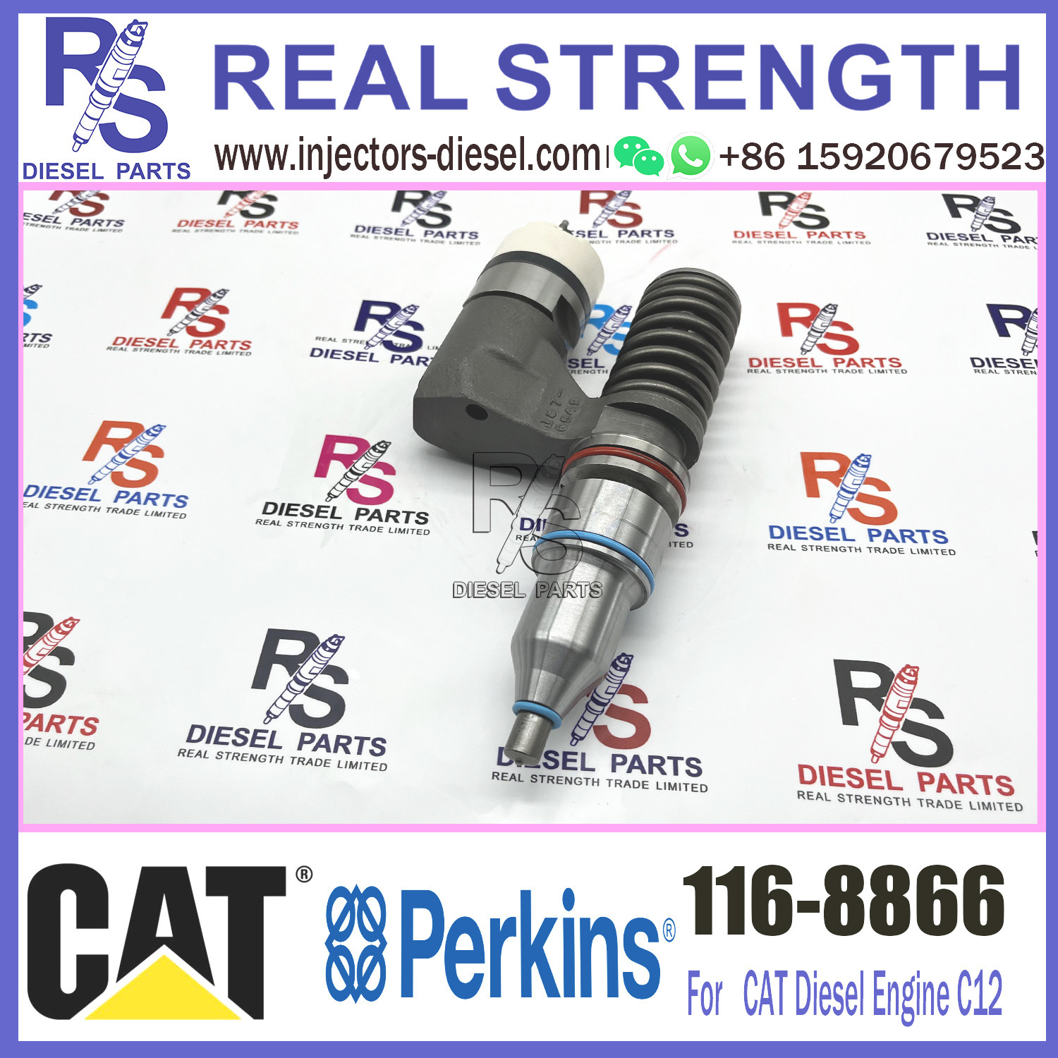 Diesel Common rail Diesel Fuel Injector 116-8866 for CAT Diesel Engine C12