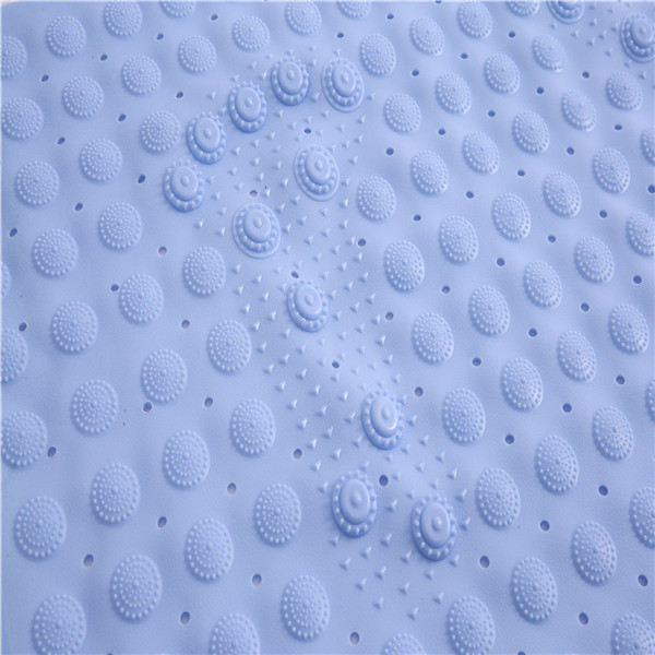 Modern Style Design Bathroom Mat Anti- Bacterial Non Slip Washable PVC Bath Mat