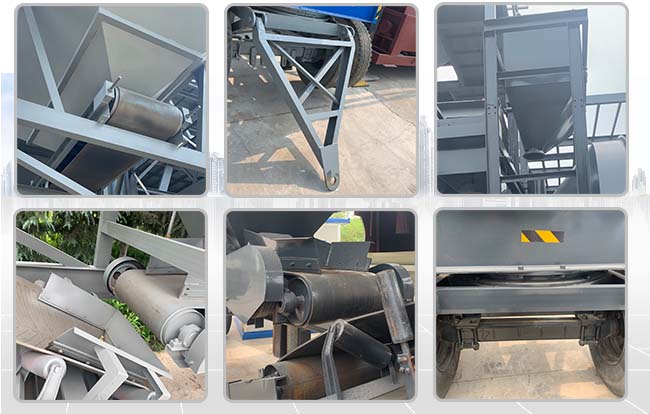 Industrial Automatic Mobile 75m3 Ready Mixed Concrete Batching Plant YHZM75