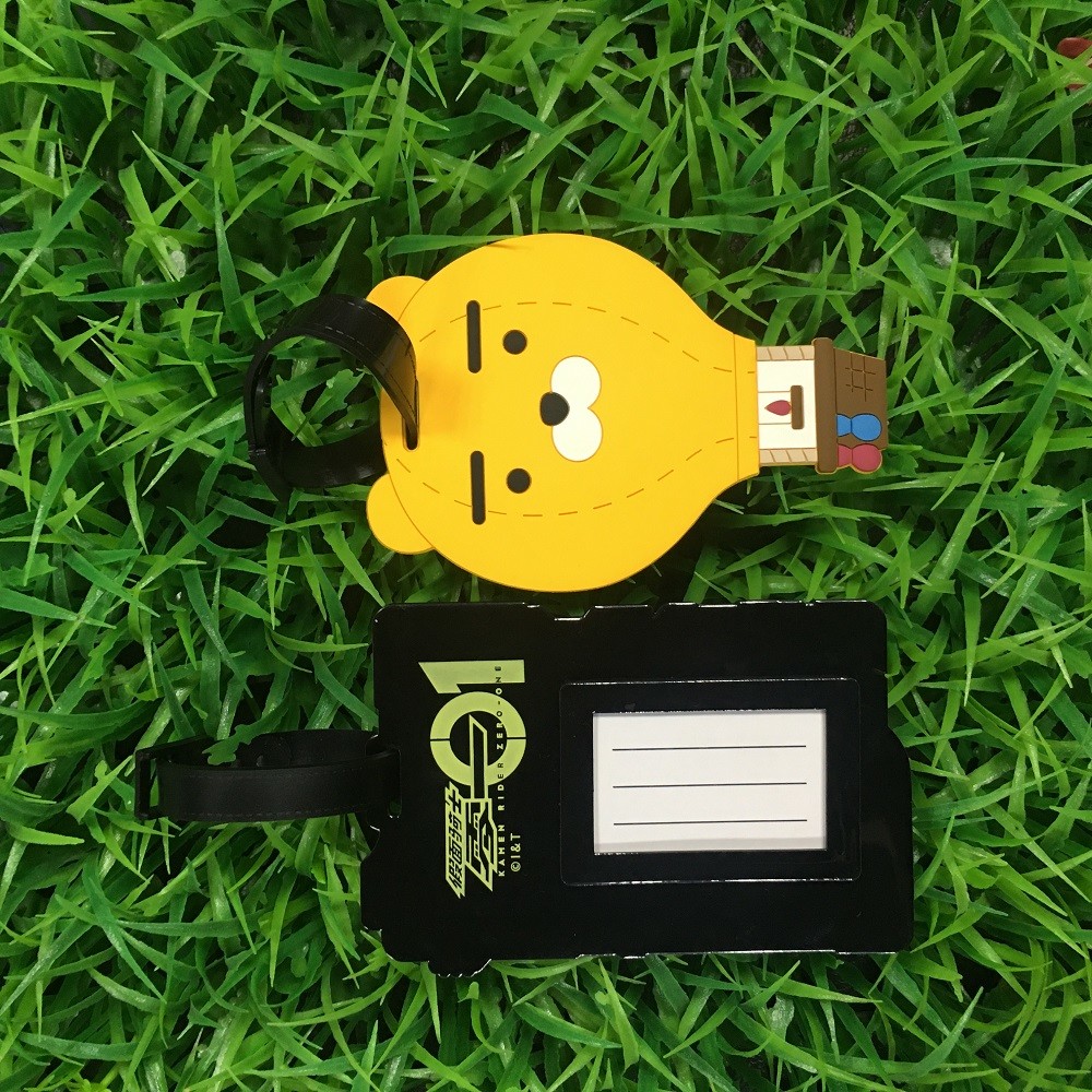 eco flexible PVC rubber embossed pvc patch customized shape Key chain