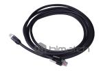 Industrial Gigabit Ethernet Cable RJ45 Plug 30 - 80V For Data Transmission