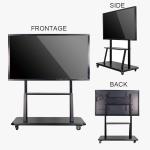 55" 86" Interactive Whiteboard Stand 200KGS With Standare VESA Easy Use And