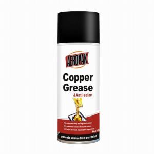 Quality AEROPAK 200ml Copper Grease Aerosol Long Lasting Spray Grease Lubricant wholesale