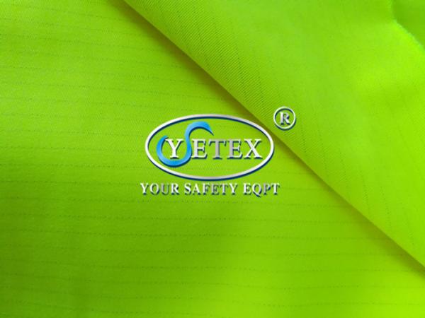 Anti Static Cotton High Visibility Fabric / Safety Clothing Fire Retardant