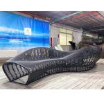 Custom Design Outdoor Rattan Sofa 100% Hand Woven Mall Furniture Random
