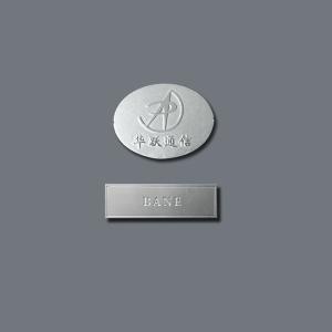 Quality Chemical Aluminum Etching Metal Nameplates For Machinery Serial Number Tags wholesale